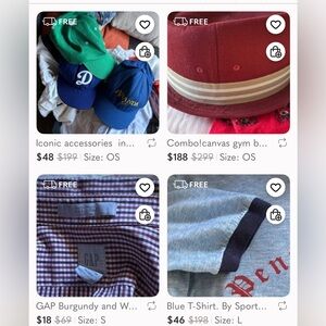 Surprise bundle for SALE!  Red Fedora Hat.Jeans.Book.Shoes.Shorts